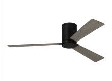  3RZHR44AGP - Rozzen 44-inch indoor/outdoor Energy Star hugger ceiling fan in aged pewter finish