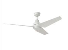  3RULSM52RZWD - Ruhlmann Smart 52" Dimmable Indoor/Outdoor Integrated LED Matte White Ceiling Fan