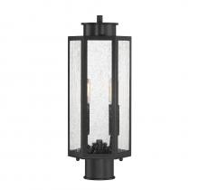  L5-5104-BK - Hawthorne 2-Light Outdoor Post Lantern in Black