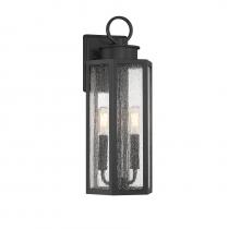  V6-L5-5102-BK - Hawthorne 2-Light Outdoor Wall Lantern in Black