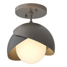  121377-SKT-07-10-GG0711 - Brooklyn 1-Light Double Shade Semi-Flush