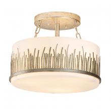  FM90610S-15 - Sawgrass Semi-flush Light in Silver