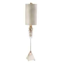  TA1004 - Madison Tall Buffet Table Lamp with Crystal in Gold and Silver