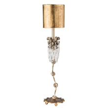  TA1060 - Venetian Crystal and Distressed Finished Accent Table Lamp