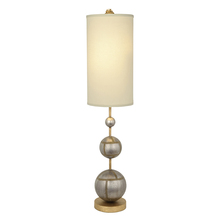  TA1104-S - Marie Buffet Table Lamp Classic Orb Shape with Linen Shade