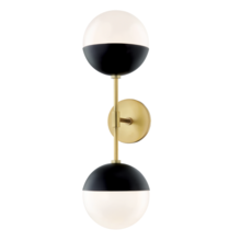  H344102A-AGB/BK - Renee Wall Sconce