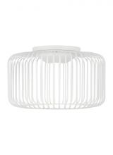  700FMKAI15W-LED930 - Kai dimmable LED Modern 15 1-light Ceiling Flush Mount Light in a Matte White finish