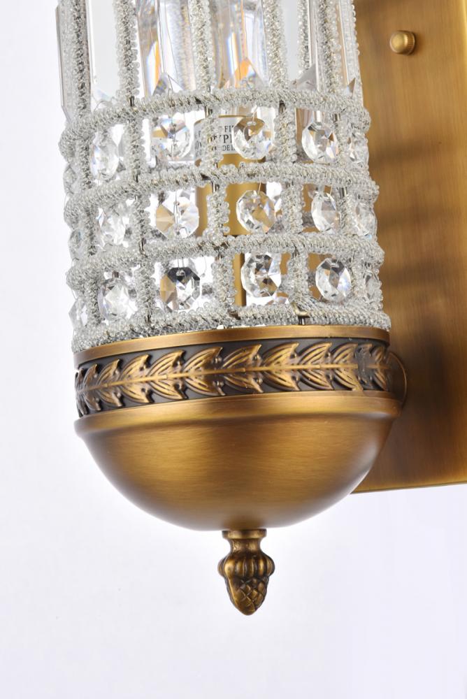 Renaissance 2 Light 120V Wall Sconce in French Gold with Crystals from Swarovski® main image 0