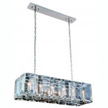  1212D40PN - Monaco 12 Light Polished Nickel Chandelier Clear Glass Crystal