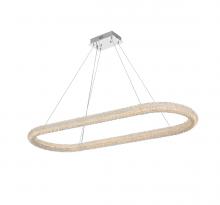 Elegant 3800D50L1C - Bowen 51 Inch Adjustable LED Chandelier in Chrome