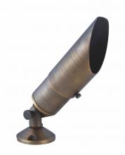  C049 - Spot Light D2.25in H8in Antique Brass Includes Stake Mr16 Halogen 20w(Light Source Not Included)