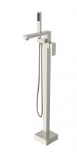  FAT-8002BNK - Henry Floor Mounted Roman Tub Faucet with Handshower in Brushed Nickel