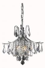  LD8100D16C - Amelia Collection Pendant D16in H20in Lt:6 Chrome Finish