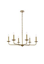  LD812D36BR - Cohen 36 Inch Pendant in Brass