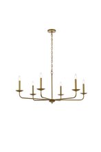  LD812D42BR - Cohen 42 Inch Pendant in Brass