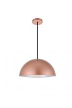  LDPD2042HG - Circa 1 Light Honey Gold Pendant