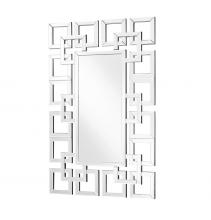  MR9129 - Sparkle 31.5 In. Contemporary Rectangle Mirror in Clear