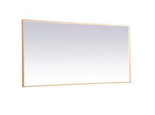  MRE63672BR - Pier 36x72 Inch LED Mirror with Adjustable Color Temperature 3000k/4200k/6400k in Brass