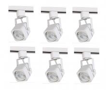  TKH200MW-6PK - Matte Frosted White Track Head, 120v, Fits Gu10, (Light Source Not Included)l2.94 W2.31 H5.75 6 Pack