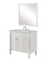  VF13036AW - 36 In. Single Bathroom Vanity Set in Antique White
