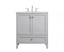  VF18030GR - 30 Inch Single Bathroom Vanity in Grey