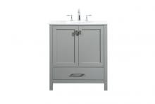  VF18830GR - 30 Inch Single Bathroom Vanity in Grey