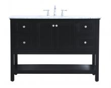  VF27048BK - 48 In. Single Bathroom Vanity Set in Black