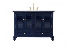  VF30548BL - 48 Inch Single Bathroom Vanity in Blue