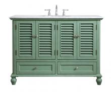  VF30548VM - 48 Inch Single Bathroom Vanity in Vintage Mint