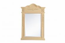  VM32436LT - Wood Frame Mirror 24 Inchx36 Inch in Light Antique Beige