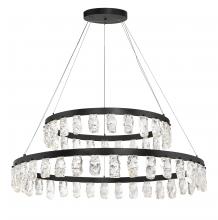  P1499-66A-L - Artic Glacier 2 Tier LED Chandelier