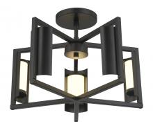 Minka George Kovacs P1554-66A-L - TRIZAY - 5 LIGHT LED FLUSH MOUNT