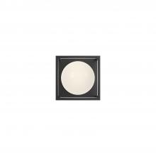  EW519106BK - Amelia 6-in Black 1 Light Exterior Wall Sconce