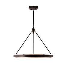  PD302732CBSS - Duo 32-in Classic Black/Silver Shimmer LED Pendant