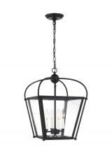  5191004EN-112 - Charleston transitional 4-light LED indoor dimmable small ceiling pendant hanging chandelier light i