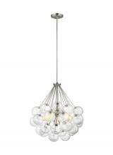  6514303-962 - Bronzeville mid-century modern 3-light indoor dimmable ceiling pendant hanging chandelier pendant li