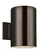  8313901-10/T - Outdoor Cylinders transitional 1-light LED outdoor exterior large turtle friendly wall lantern sconc