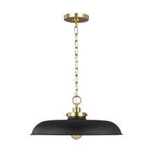  CP1231MBKBBS - Medium Wide Pendant