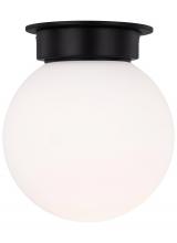  KF1101MBK - Nodes contemporary 1-light indoor dimmable extra large ceiling flush mount in midnight black finish