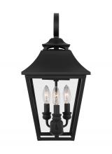  OL14403TXB - Galena Traditional 3-Light Outdoor Exterior Medium Lantern Sconce Light