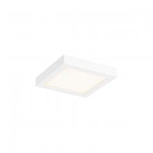  CFLEDSQ06-CC-WH - 6 Inch Square Indoor/Outdoor LED Flush Mount