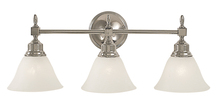  2433 PN/CM - 3-Light Polished Nickel Taylor Sconce