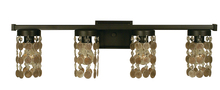  4364 MB - 4-Light Mahogany Bronze Naomi Sconce