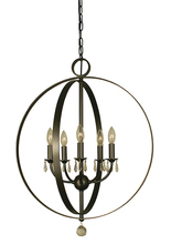  4375 BN - 5-Light Brushed Nickel Constellation Dining Chandelier