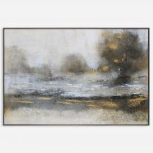  41437 - Uttermost Gilt Misty Landscape Framed Print