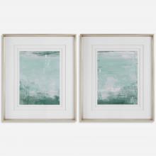  41439 - Uttermost Coastal Patina Modern Framed Prints, S/2