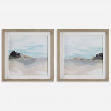  41445 - Uttermost Glacial Coast Framed Prints, Set/2