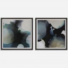  41458 - Uttermost Telescopic Abstract Framed Prints, Set/2