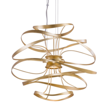  216-42-GL/SS - Calligraphy Chandelier