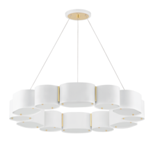  393-30-SWH/VB - Opal Chandelier